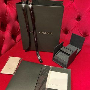 David Yurman Empty Gift Bag & Jewelry box & pouch